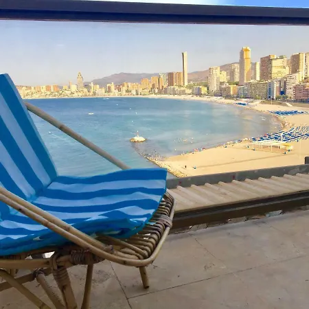 Penthouse 1ère Ligne De Avec Magnifique Vue Appartement Benidorm